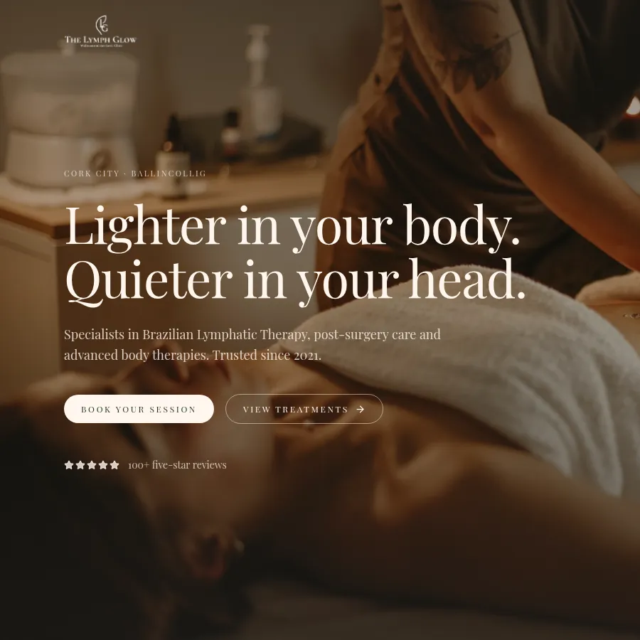Site da The Lymph Glow