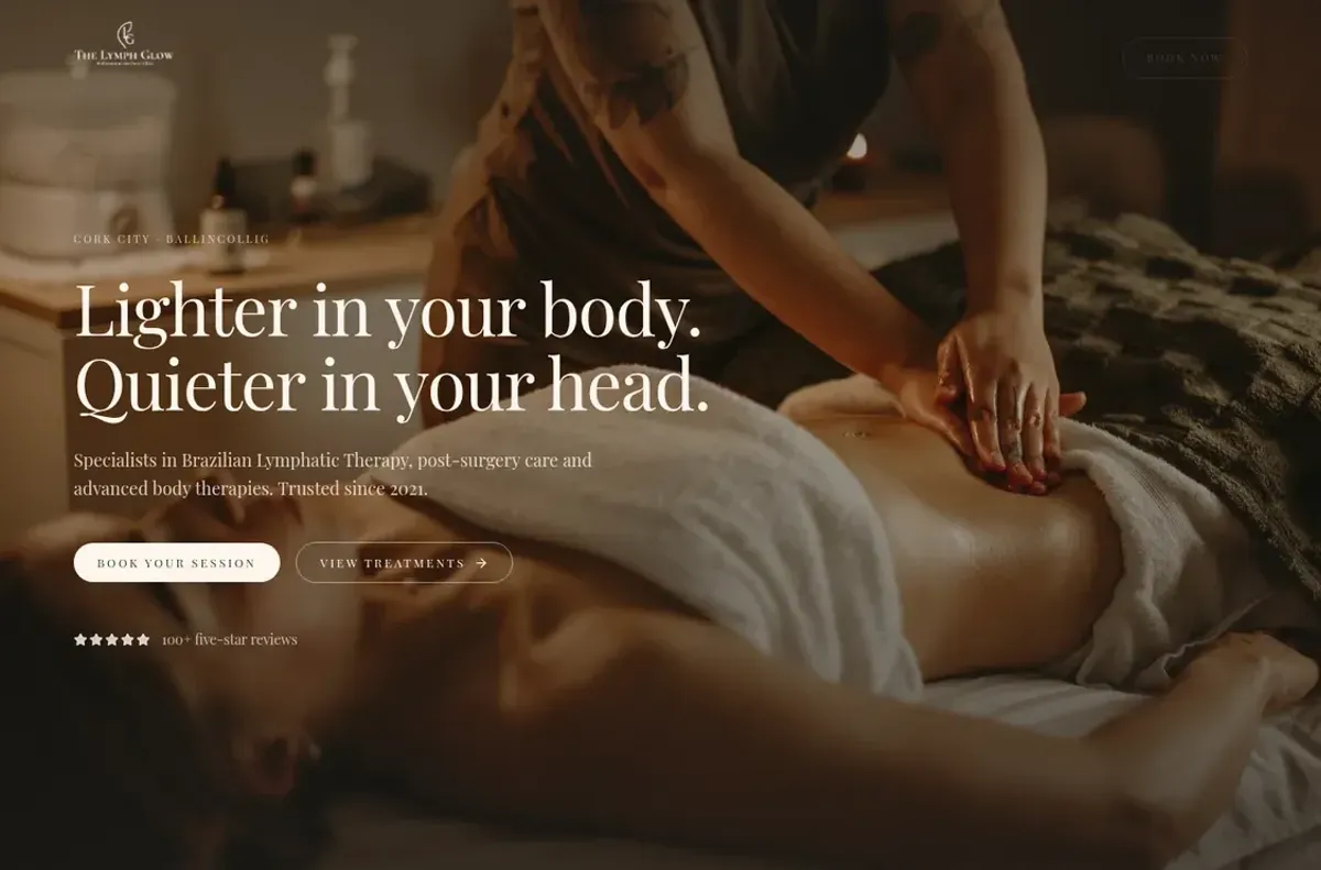 Site da The Lymph Glow